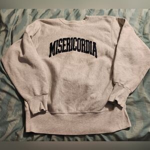 Vintage Rare Misericordia University Gray Sweatshirt Men's Size XL‎